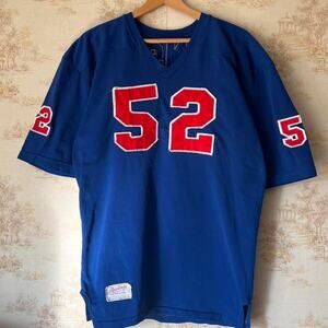 70s Blue Embroidered Rawlings Football Jersey Size L